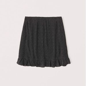 Abercrombie Ruffle Hem Skirt - Large